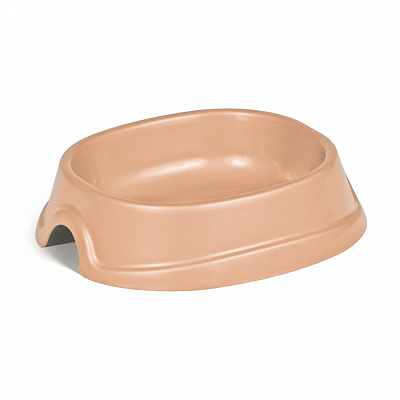 Миска Природа Модерн №0 для кошек и собак 200 мл розово-бежевая