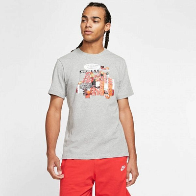 Футболка Nike M NSW TEE SNKR CLTR 7 CK2661-063 XL сірий