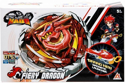 Дзиґа Auldey Infinity Nado V Original Fiery Dragon Вогняний Дракон YW634302