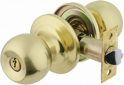 Кнобсет Bruno 607 PB з ключами PZ матова латунь