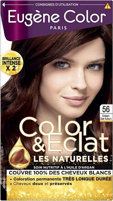 Стойкая крем-краска Eugene Color Naturelles № 56 светлый шатен каштановый 115 мл