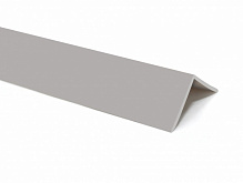 Угол декоративный ОМиС ПВХ серый кварц 10х20х2750 мм