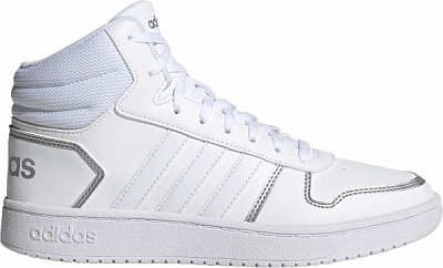 Кроссовки Adidas HOOPS 2.0 MID FY6023 р.UK 5,5 белый