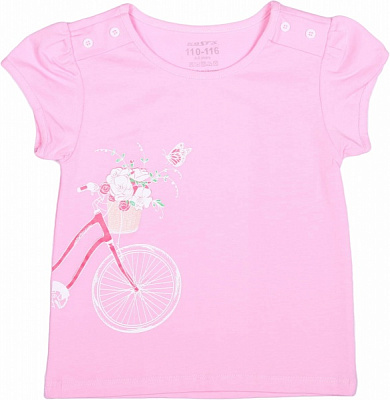 Футболка для девочек KOSTA 0539-7 р.134 розовый 
