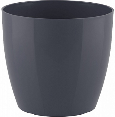 Горшок пластиковый Artevasi San Remo Pot фигурный 3,2л антрацит 