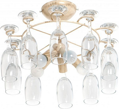 Люстра потолочная Vitaluce 5xE14 бежевый V4215/5PL 