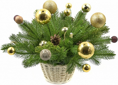 Композиція новорічна Різдвяна історія 0015