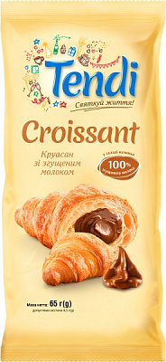 Круассан со сгущенкой 65 г Tendi 