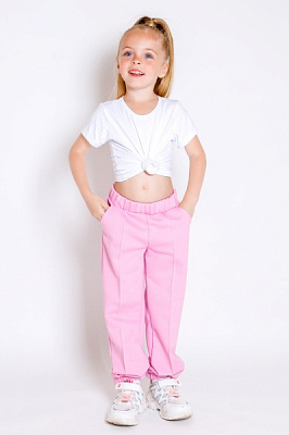 Штаны для девочек KOSTA д/д р.98–104 розовый 2365-7 