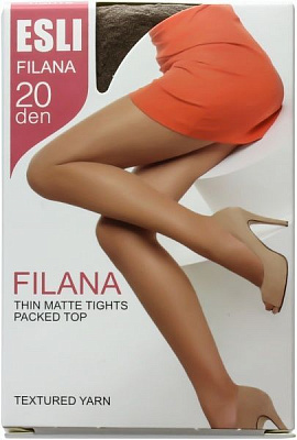 Колготки Conte ESLI FILANA 20 den castoro р. 2 світло-коричневий