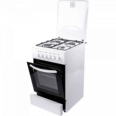 Плита комбинированная Grunhelm FM5612W белая