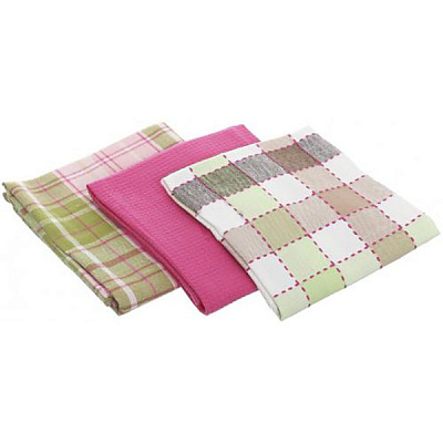 Набір рушників кухонних Spring 50x70 см рожевий