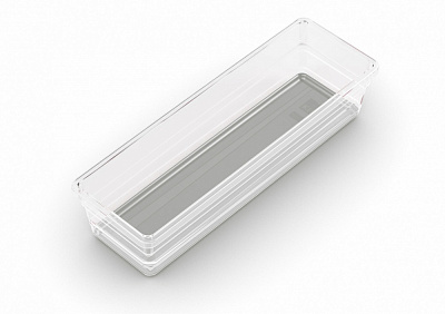 Органайзер Curver 244689 прозрачныйсерый Sistemo 3 50x225x75 мм