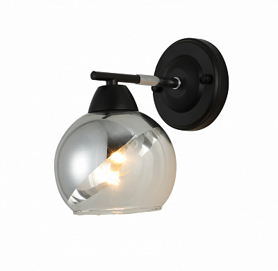 Бра Sensio Leman 1x40 Вт E27 хром/черный LS-07268/1S-E2740W