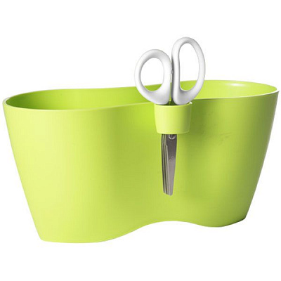 Горщик пластиковий Prosperplast Limes dublo круглий 2,3л лайм (19508-389)