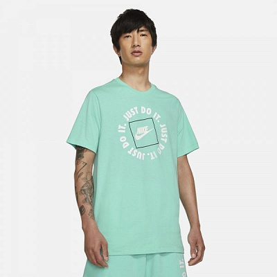 Футболка Nike M NSW TEE JDI HBR 1 DA0238-307 р. M бірюзовий