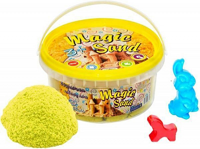 Кінетичний пісок Strateg Magic Sand жовтий 350 г 370-6