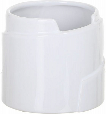 Ваза Кантрі 15,5х14,5 см біла