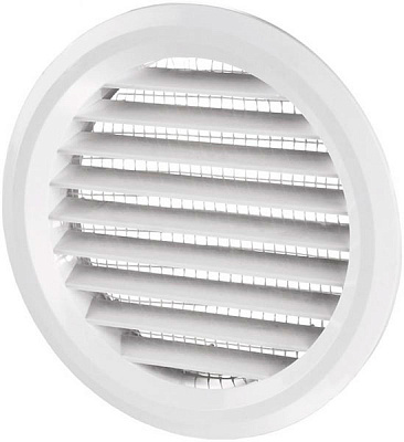 Решетка Вентс МВ 80/2 бВ пластик белый 