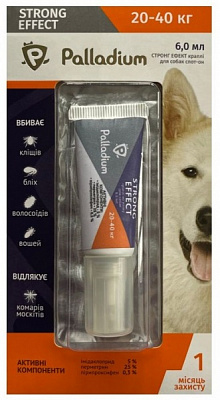 Капли Strong Effect вес 20-40 кг 1*6мл туба