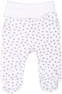 Повзунки Bambinelli сiра зiрочка р.62 білий із малюнком