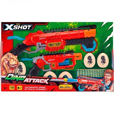 Оружие игрушечное Zuru Frog.ee X-Shot Dino Attack Combo 4859