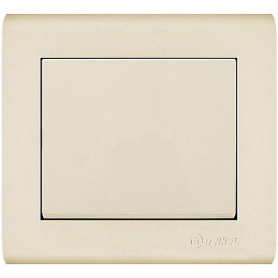Выключатель перекрестный одноклавишный Makel Manolya без подсветки 10 А 250В слоновая кость 41010020