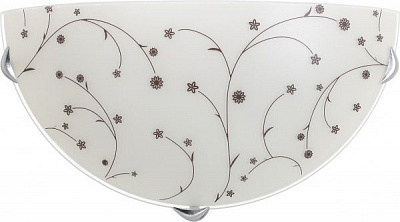 Светильник настенный УТ Сяйво НПБ Поляна 1x60 Вт E27 бежевый 1509 