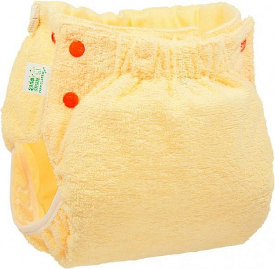 Багаторазовий підгузок Эко Пупс Active Classic 50-74 р. 5-9 кг з вкладишем жовтий