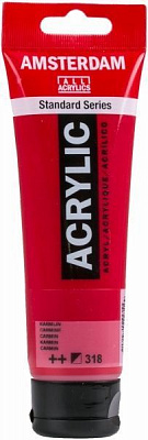 Краска акриловая № 318 Карминовый 120 мл Amsterdam Standart Royal Talens