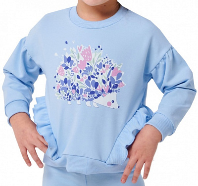Джемпер для дівчинки Smil р.98 блакитний 116554