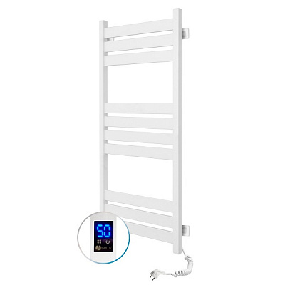 Рушникосушарка електрична NAVIN Largo 500х1000 Sensor права, білий оксамит, таймер (12-844053-5010)