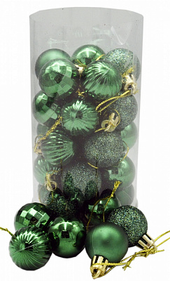 Набір ялинкових куль SY1688-2205 d 30 мм 30 шт./уп.