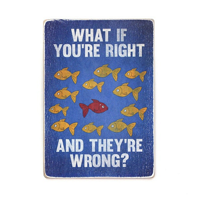 Постер деревянный 