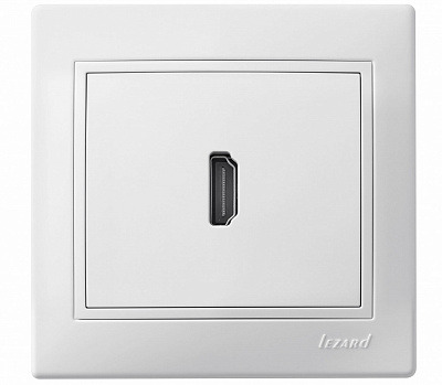 Розетка HDMI Lezard Mira белый 701-0202-203