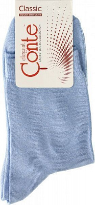 Носки женские Conte Classic р. 25 голубой 13С-64СП 