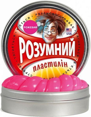 Пластилін Thinking Putty розумний Рожевий