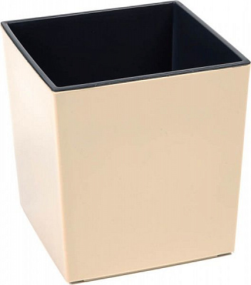 Горщик Lamela для квітів Юка 190 квадратний 6л капучино