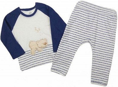 Комплект Bi Baby с мишкой 59468 серый р.62 