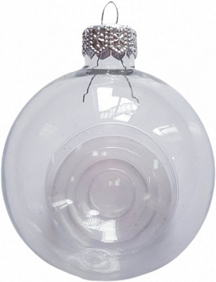 Підвіска Юріта Куля 70мм прозора заготовка прозорий
