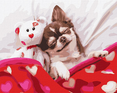 Картина по номерам Спящая красавица 40х50 см Идейка 