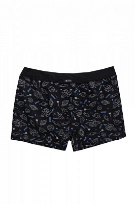 Трусики-боксеры для мальчиков KOSTA р.122–128 черный 2460-2 