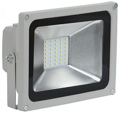 Прожектор IEK СДО 05-20 6500 K LED 20 Вт IP65 серый 