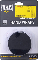 Боксерские бинты Everlast 100 Elastic Hand Wraps 2,5 м р. универсальный 4463BK черный 