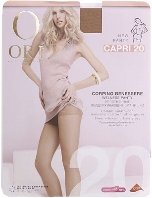Колготки жіночі ORI Capri 20 Den Pesca р. 5 коричневий 1 пар