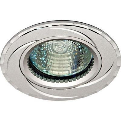 Светильник точечный Feron MR16 GU5.3 серебряный 18897 