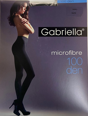 Колготки жіночі Gabriella 124 MICROFIBRE 100 den р. 4 nero
