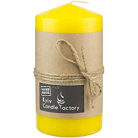 Свічка Candle Factory EcoLife жовта 140 мм