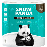 Туалетная бумага Сніжна Панда EXTRA CARE Sensitive трехслойная 8 шт.