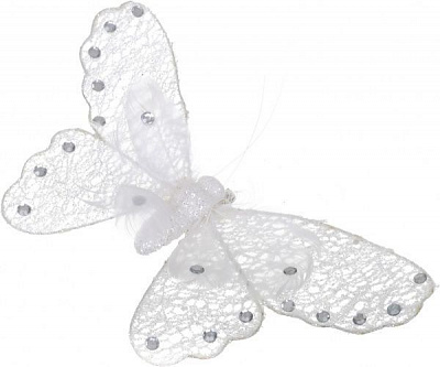 Декорація новорічна Метелик 18 см EPI-JY11199S-5